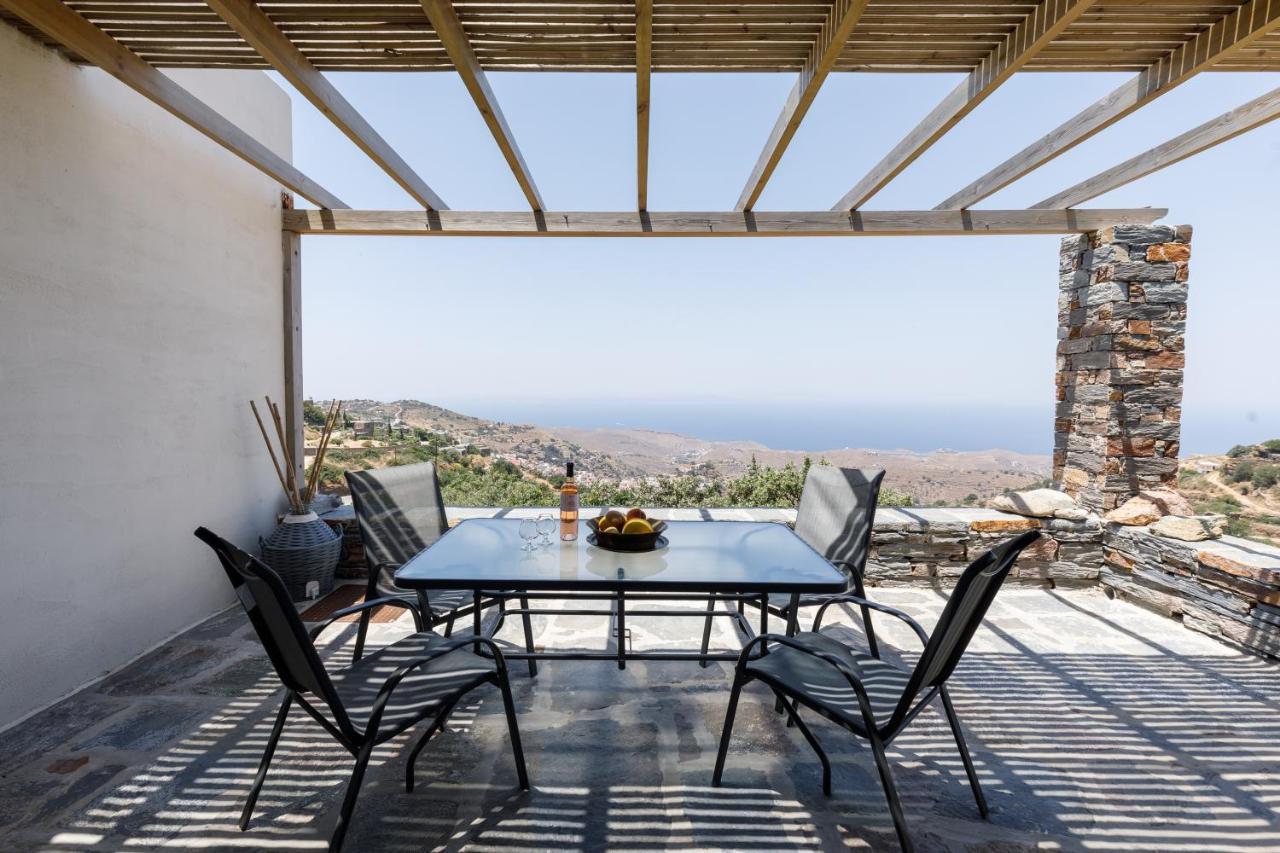 Cycladic Villa With Sea View! Ioulis Zewnętrze zdjęcie