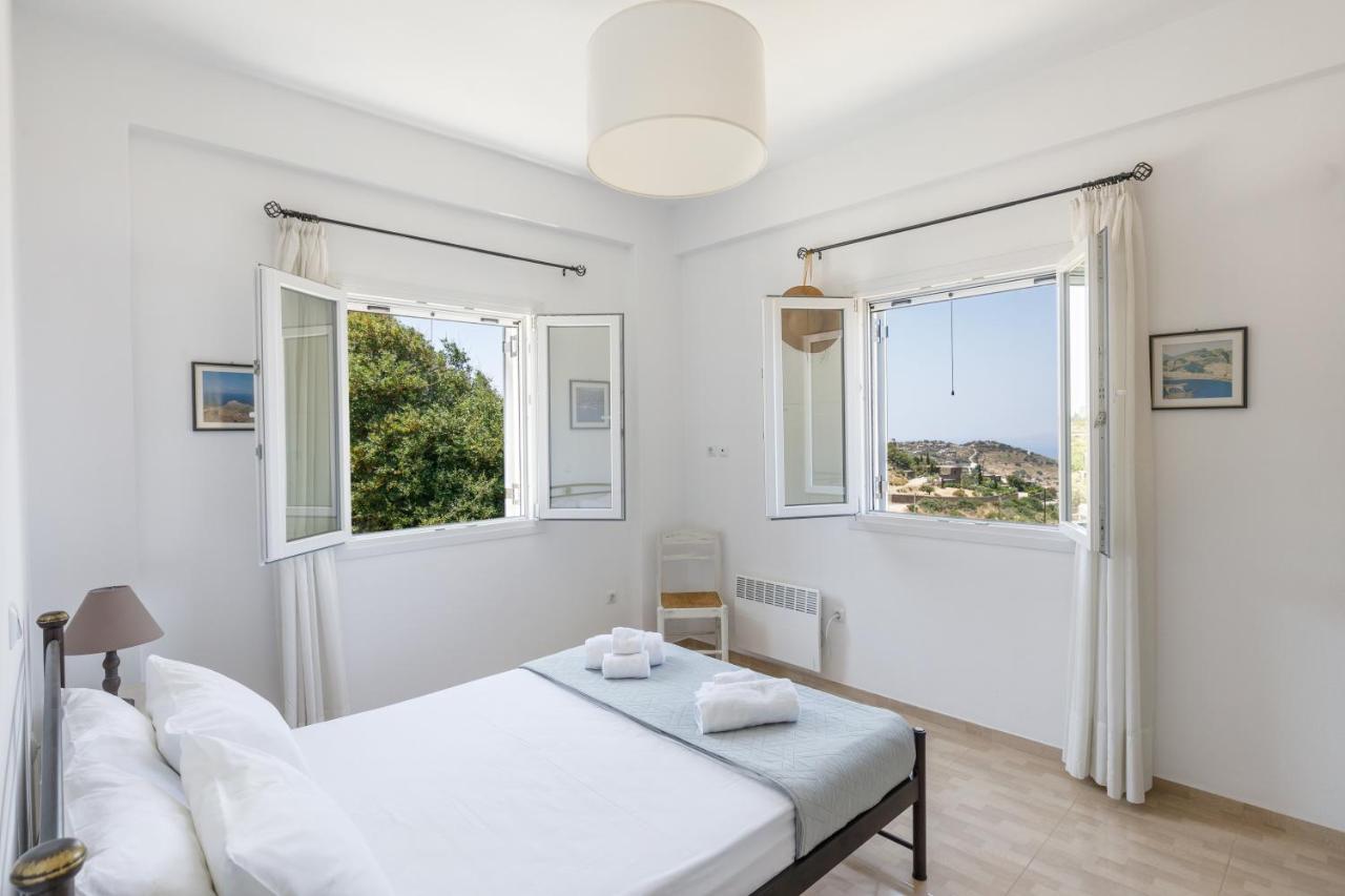 Cycladic Villa With Sea View! Ioulis Zewnętrze zdjęcie