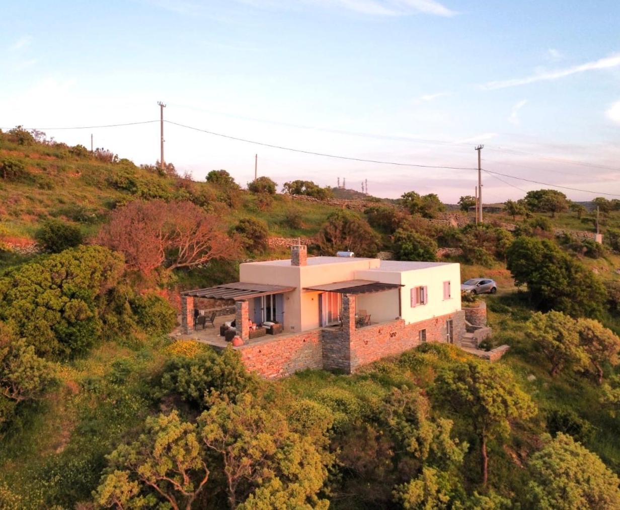 Cycladic Villa With Sea View! Ioulis Zewnętrze zdjęcie
