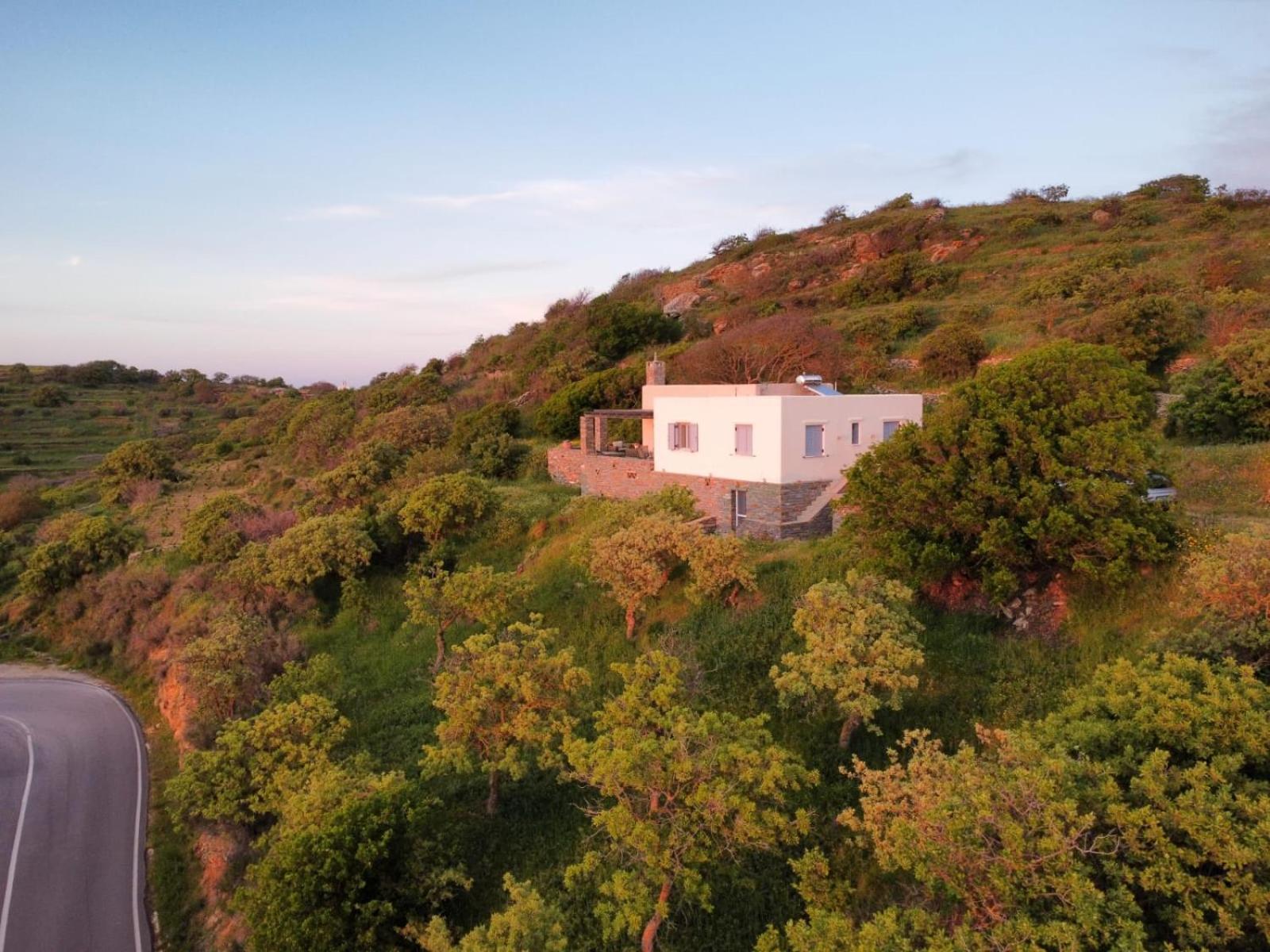 Cycladic Villa With Sea View! Ioulis Zewnętrze zdjęcie